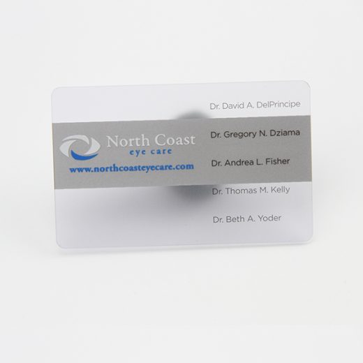 Clear Frosted Plastic Card Wholesale