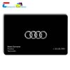 black plastic business cards