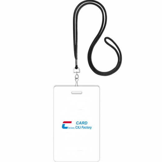 PVC Plastic Name Badges for Lanyards