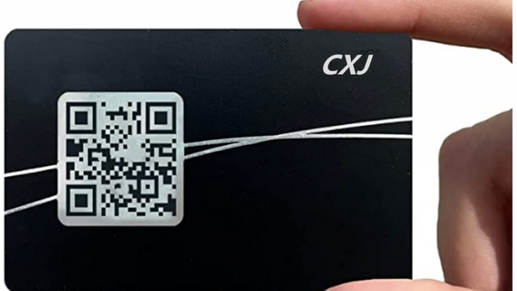QR Code Card with NFC Chip Inside