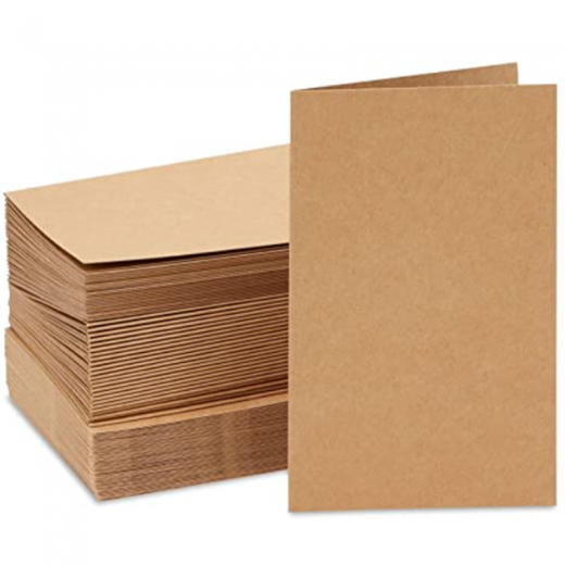 Custom Blank Folded Paper Cards Wholesale