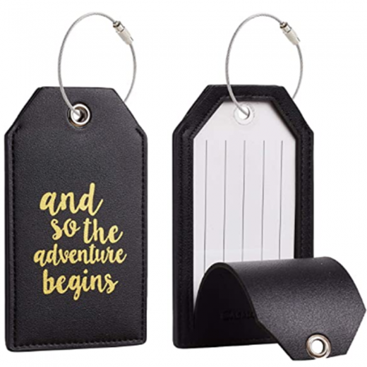 Wholesale Luggage Tag with Metal Ring, Custom Luggage Tags